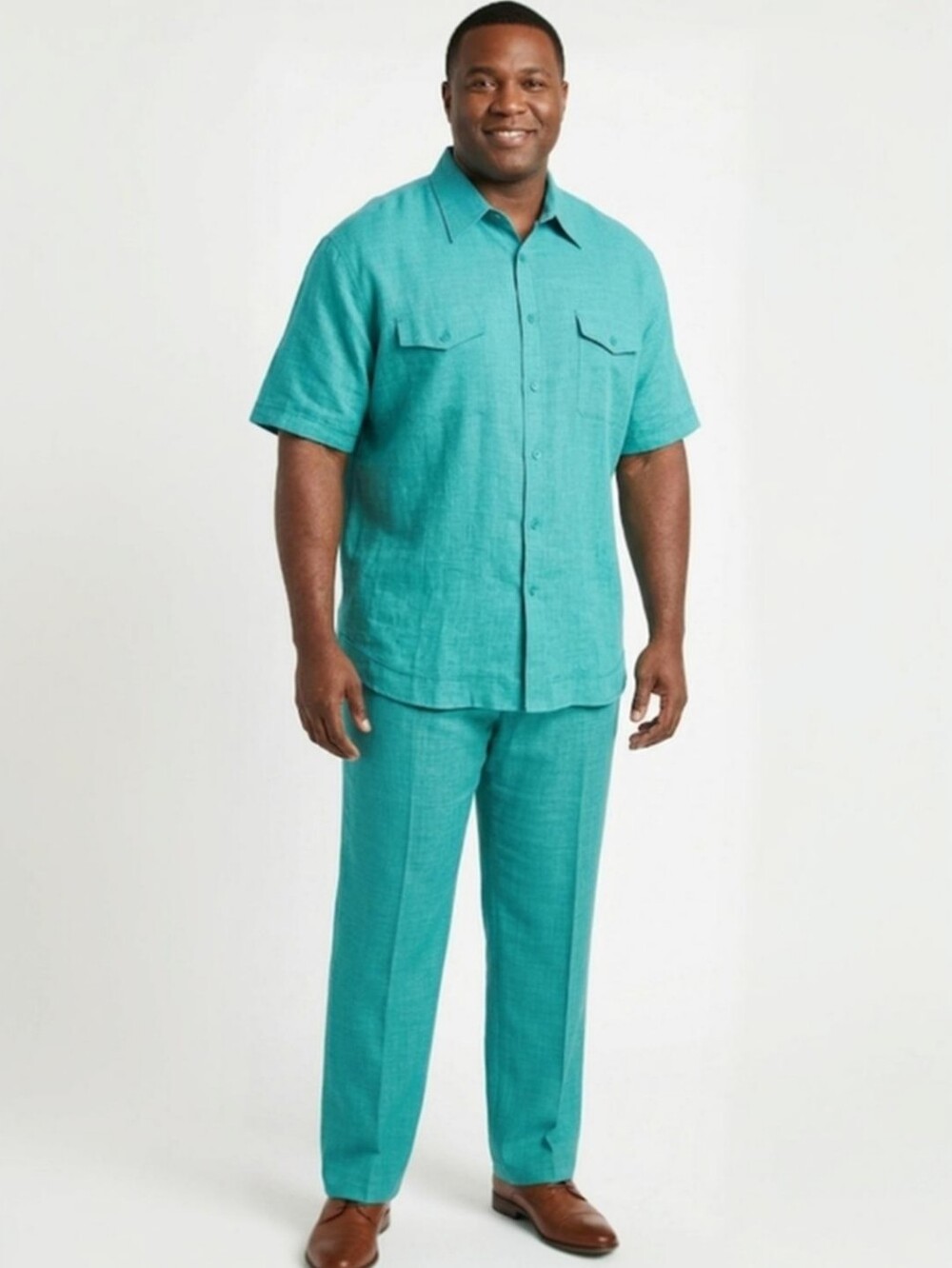 Men's Two Piece Shirt and Pants Set